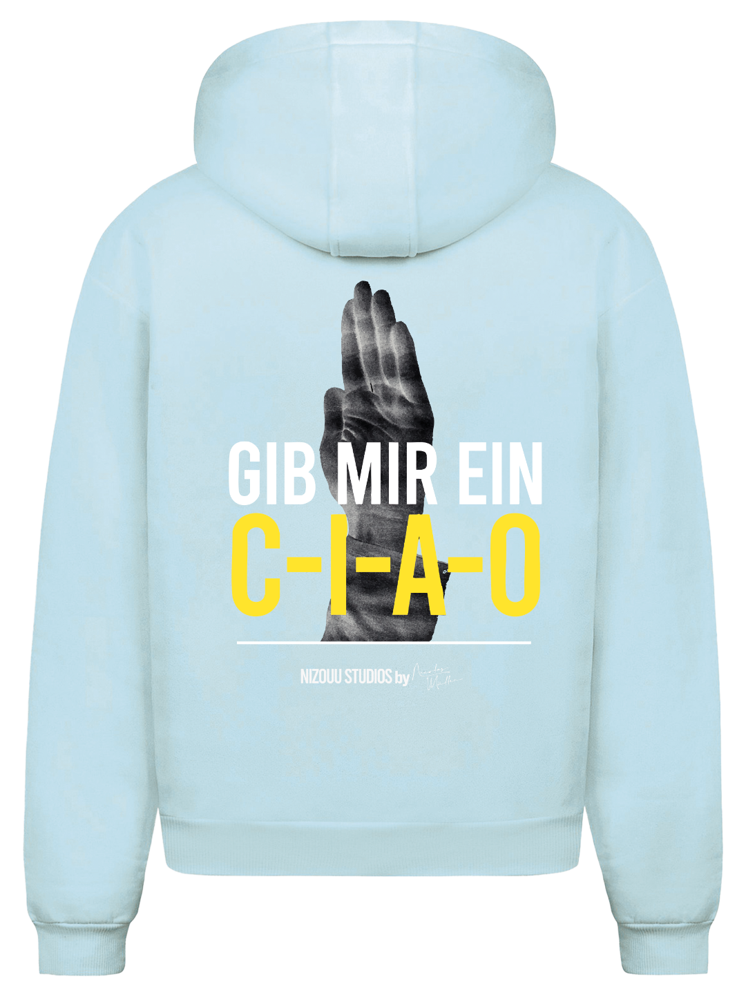 NIZOUU - Oversized Hoodie Ciao